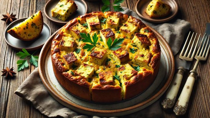 frittata di panettone salato