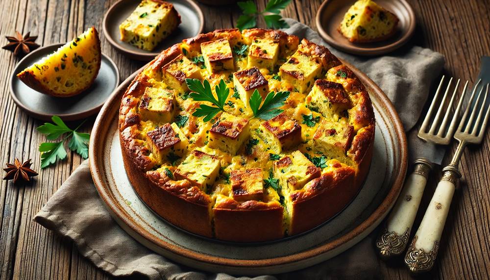 frittata di panettone salato